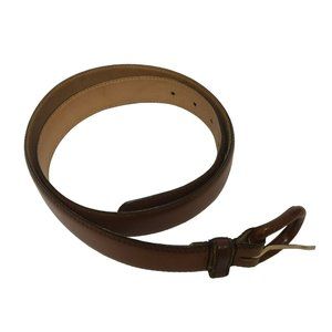 Vintage 90s Henry Saddle Leather Belt Camel Brown Women's 36